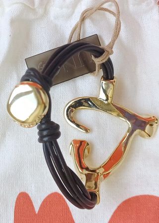 Pulsera UNOde50 Bañada en Oro 18k