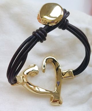 Pulsera UNOde50 Bañada en Oro 18k