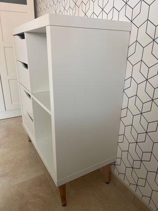 Mueble Almacenaje Nórdico IKEA Blanco