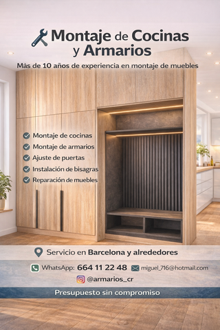 Montaje de muebles a medida