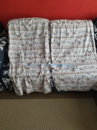 Cortinas infantiles ositos y estrellas