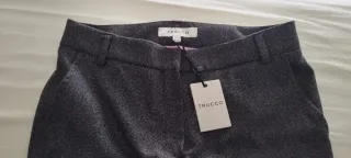 Pantalones Trucco Mujer Grises