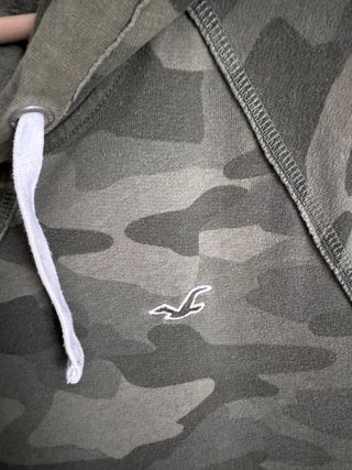 Sudadera Hollister Camuflaje Verde Militar