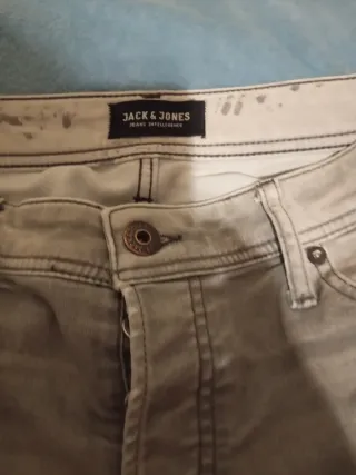 Pantalones Jack & Jones grises piedra