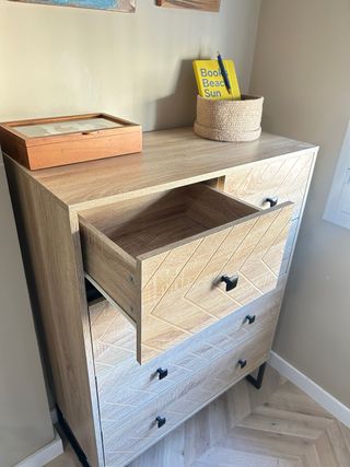 Cómoda cajonera Maisons du Monde madera natural