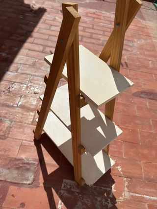 Estantería de madera plegable