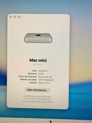 Mac mini M1 8/256GB