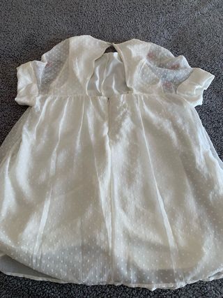 Mono  blanco bordado Zara