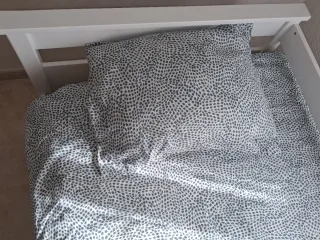 Funda nórdica y funda de almohada gris Ikea