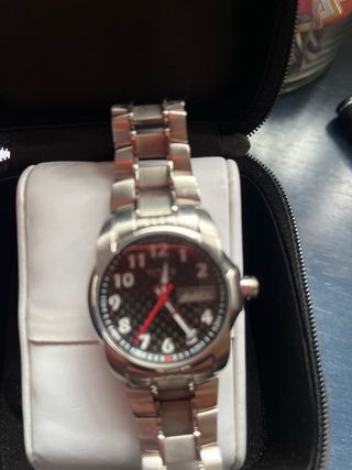 Reloj Tous Acero Negro y Plateado