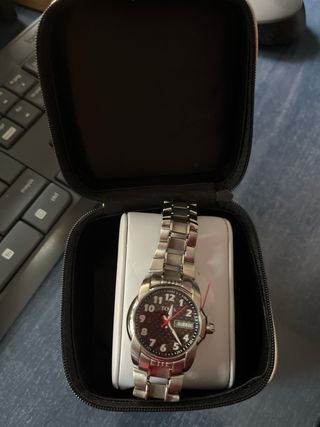 Reloj Tous Acero Negro y Plateado