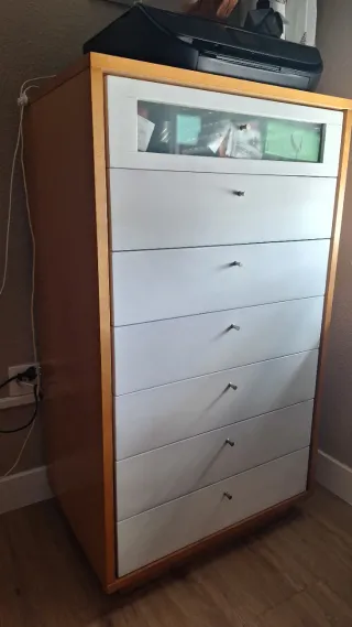 Conjunto dormitorio: 2 mesillas y sinfonier