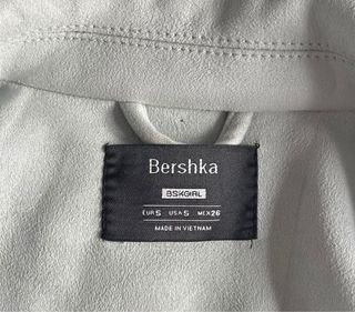 Chaqueta de ante gris