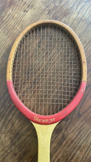 Raqueta de tenis Slazenger vintage