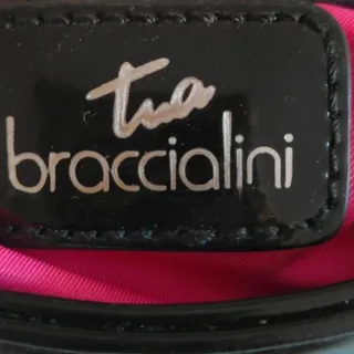 Borsa Braccialini donna nera e rosa