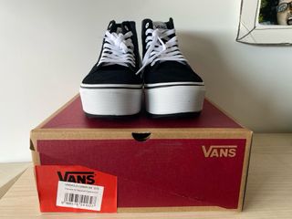 Vans Sk8-Hi Plataforma Mujer Negro Multicolor