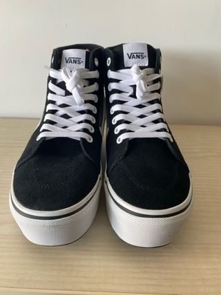 Vans Sk8-Hi Plataforma Mujer Negro Multicolor