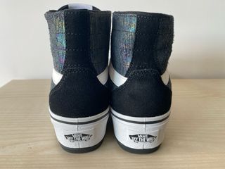 Vans Sk8-Hi Plataforma Mujer Negro Multicolor