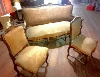 OFERTA exquisitos SOFÁ Y SILLAS 1900s