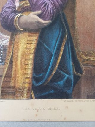 1850ca.Anti inci.su acciaio Cost la sposa lefebvre