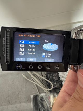 Cámara de vídeo JVC Everio HDD 30GB – Como nueva