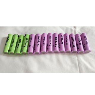 Lote 14 Baterías 18650 de 1000 a 1100mAh