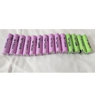 Lote 14 Baterías 18650 de 1000 a 1100mAh