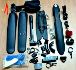 Bici. Empiece de temporada. Muchos accesorios