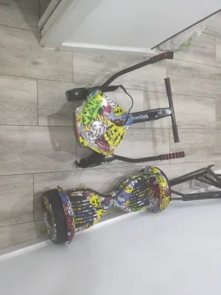 Hoverboard con diseño de cómic