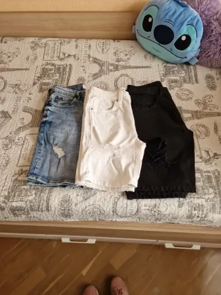 Lote 3 shorts vaqueros talla 36