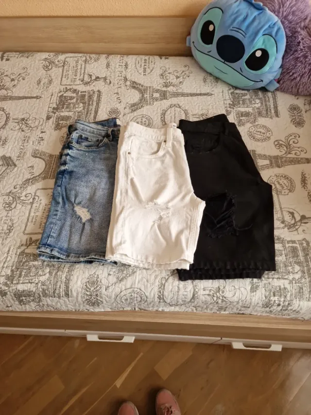Lote 3 shorts vaqueros talla 36