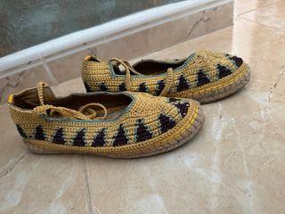 Bailarinas Ulanka crochet amarillas