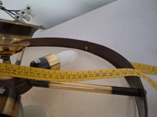 Lampade vintage dorate e beige