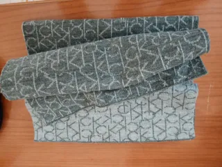 Bufanda Calvin Klein Gris Logo