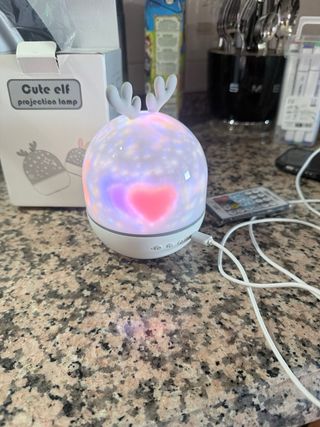 Projetor Luz Noturna Estrela Quarto Bebé