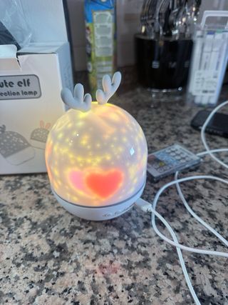 Projetor Luz Noturna Estrela Quarto Bebé