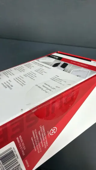 HyperX Haste 2 Ratón Gaming Blanco