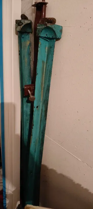 Cabecero y base de cama forja