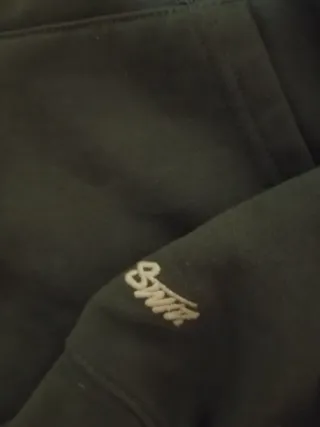 Sudadera Brooklyn con gorro verde