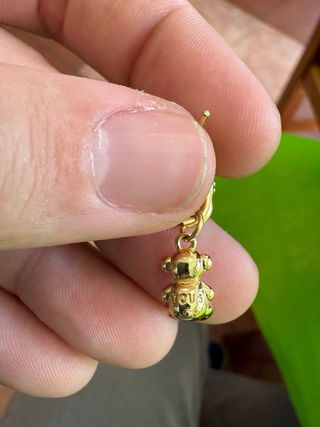 Pendientes Tous Oso Dorado