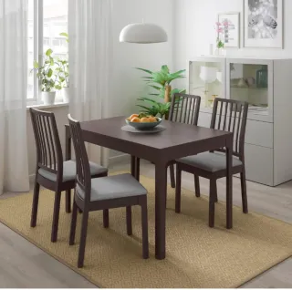 Mesa Comedor Extensible Ikea Ekedalen Marrón