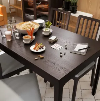 Mesa Comedor Extensible Ikea Ekedalen Marrón