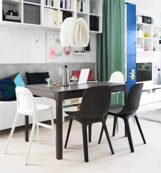 Mesa Comedor Extensible Ikea Ekedalen Marrón