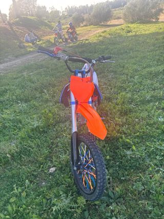 Pit Bike Rebel Master 125cc Azul/Naranja