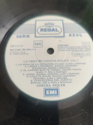LP Concha Piquer - La Obra Vol. I