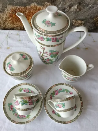 Juego café Pontesa antiguo tú y yo