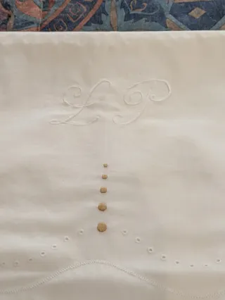 Sábanas algodón 100% bordadas.Vintage.