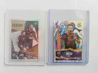 Lote 2 cromos Messi Champions 2025/26
