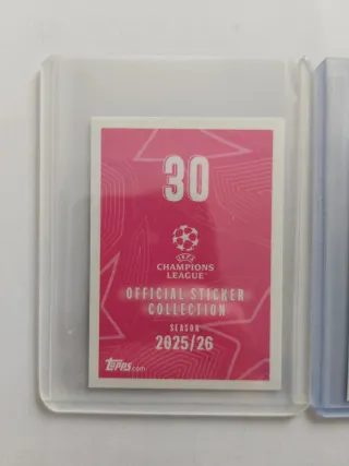 Lote 2 cromos Messi Champions 2025/26