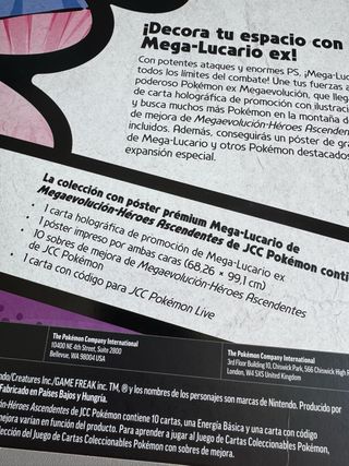 Poster Collection Heroes Ascendentes Pokemon TCG